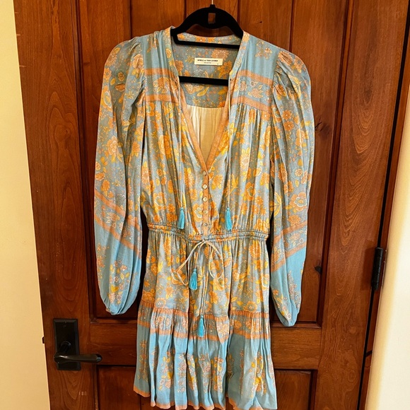 Spell Juniper Playdress-Eggshell Blue - Picture 5 of 6